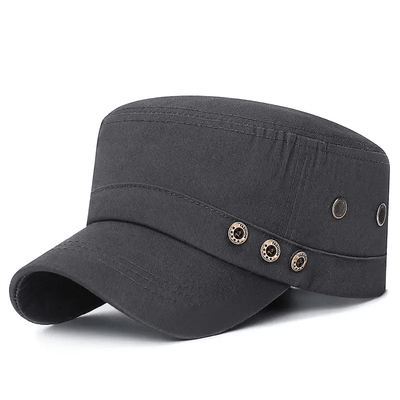 Men's Breathable Flat Top Hat: Stylish Sun Protection for Outdoor Adventures